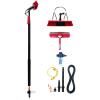 CNHOPOLE Water Fed Pole Window Cleaning Brush System Solar Panel Washing Kit 24ft Extension Pole Telescopic High Reach Cleaner with Soap Dispenser view 1