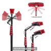 CNHOPOLE Water Fed Pole Window Cleaning Brush System Solar Panel Washing Kit 24ft Extension Pole Telescopic High Reach Cleaner with Soap Dispenser view 3