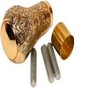 Brass Knob Handle - Handmade in Golden Finish - Unique Gentleman Decorative Walking Sticks and Canes for Men/Women/Seniors, Gold view 2