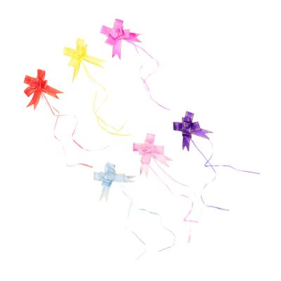 FRCOLOR 12pcs Rim Ribbon Bow-Knot for Wedding Car Decoration Glossy Paper Bows Elegant Accessories for Special Events Parties and