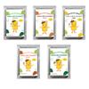 Littlecherrymom Whole Wheat Khakhra All 5 Flavours: Coriander, Garlic, Jeera, Masala and Methi (100Gm each) view 1