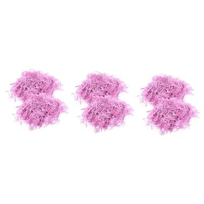 FOMIYES 6packs Colored Shredded Paper Decor Lightweight Wrinkling Paper Box Filler Safe Beautiful for Wrapping Basket Filling Party Decorations Each