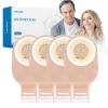 20 PCS Colostomy Bags, One Piece Drainable Ostomy Pouch with Closure for Ileostomy Stoma Care, Ostomy Supplies, Ileostomy Supplies, Cut-to-Fit, Max 60 Mm view 1