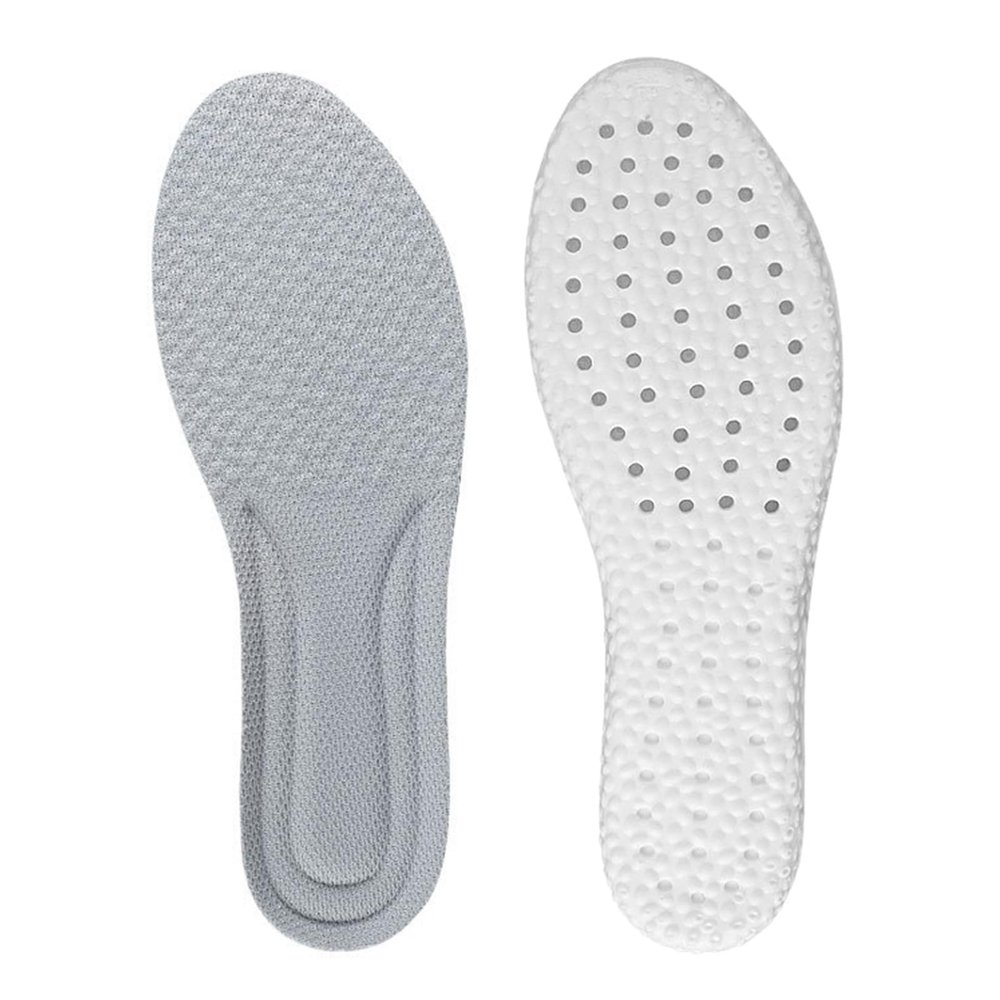 1 Pair Insoles High Elastic Energy Insoles Sweat Shock Absorbent Deodorant