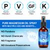 Magnesium Oil Spray, Pure Magnesium Oil for Feet,100% Natural & Organic Magnesium Spray Glass Bottle, Easy to Absorb & Use, Topical Magnesium Oil (4 Fl Oz,Pack of 2) view 4