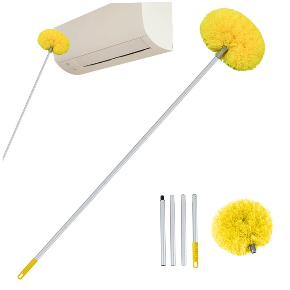Ceiling Fan Cleaner Duster Ceiling Fan Cleaner Duster Removable & Washable Fan Cleaner Extendable up to 47 Inch Microfiber Duster with Extension Pole for Cleaning Bookshelves Door Tops