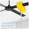 Ceiling Fan Cleaner Duster Ceiling Fan Cleaner Duster Removable & Washable Fan Cleaner Extendable up to 47 Inch Microfiber Duster with Extension Pole for Cleaning Bookshelves Door Tops view 2