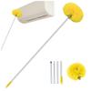 Ceiling Fan Cleaner Duster Ceiling Fan Cleaner Duster Removable & Washable Fan Cleaner Extendable up to 47 Inch Microfiber Duster with Extension Pole for Cleaning Bookshelves Door Tops view 4