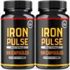(2 Pack) IronPulse Capsules, Iron Pulse Capsules Max Formula, IronPulse Support, IronPulse Pills, Iron Pulse Support Pills, 120 Capsules for 2 Months view 1