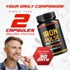 (2 Pack) IronPulse Capsules, Iron Pulse Capsules Max Formula, IronPulse Support, IronPulse Pills, Iron Pulse Support Pills, 120 Capsules for 2 Months view 3