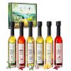 Kiri & Sons Olive Oil Gourmet Sampler Gift Set of 6 - Premium Extra-Virgin Blend Olive Oil Made In Spain, Natural Flavors Include Herbs, Chili, Spice, Rosemary, Tuscan & Lemon - Gifts for Her, Him view 1