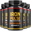 (5 Pack) IronPulse Capsules, Iron Pulse Max Formula, IronPulse Max Support Iron Pulse Pills Support Pills, 300 Capsules for 5 Months view 1