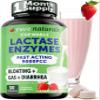 Yuve Natural Fast Acting Dairy Relief Delicious Chewables - Lactase Enzyme 9000 FCC - Say Goodbye to Dairy Discomfort from Lactose Intolerance - Strawberry Cream Flavor - 30ct view 1