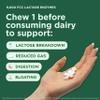Yuve Natural Fast Acting Dairy Relief Delicious Chewables - Lactase Enzyme 9000 FCC - Say Goodbye to Dairy Discomfort from Lactose Intolerance - Strawberry Cream Flavor - 30ct view 2