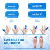 4PCS Finger and Toe Cold Gel Ice Pack,Lasting Cold Compress,Reusable Non-Toxic Finger Compression Sleeve Therapy for Finger and Toe Injuries,Arthritis,Swelling,Tendonitis,Gout or Sprain view 4