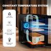 EUHOMY Electric Cigar Humidors, 25L Cigar Humidors, Cooling & Heating Humidor Cabinet with with Spanish Cedar Wood, Electric Cooler for 155 Counts with Digital Hygrometer, 3 Layers view 3