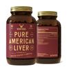 HEART & SOIL 100% Grass Fed & Finished Pure American Beef Liver Supplement from Pasture-Raised Cattle  Beef Liver Capsules  Natures Ultimate Superfood  Made in USA  Glass Bottle  180 Capsules view 1