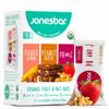 JONESBAR Organic Plant Based Protein Bars | 18 Count Variety Pack | Fruit & Nut Bar, Kosher, Gluten Free, Breakfast Bars, School Snacks, Vegan Snack & Healthy Snacks for Adults and Kids (Pack of 18) view 1