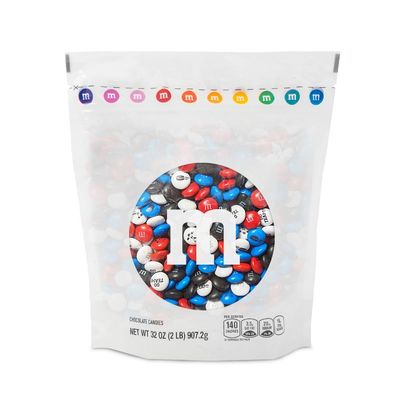 M&MS WORLD Hockey Milk Chocolate Candy, 2 lbs Bulk Candy for Hockey Party Decor, Gifts, Favors or Sports Theme Birthday