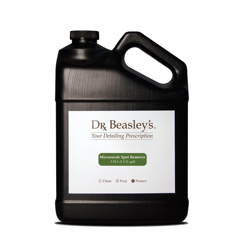Dr. Beasley's Microsuede Spot Remover 1 gal - Specially Formulated for Faux Suedes, Preserves Softness, Wipe Away Ink, Dye Transfers, Stains