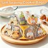 PigPotParty Cookie Bags 5''x 7", 100 Pcs Self Sealing Cellophane Treat Bags, Clear Plastic Gift Bags for Goodie, Snack, Party Favor, Candy, Cards, Envelopes view 2