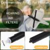 (16 Pcs) Cerumen Stop Wax Guard Filters for Hearing Aids Supplies, Hearing Aid Wax Filters Fit Resound, Phonak,Widex and Unitron, Hearing Aids Replacement Parts Cleaning Kit view 2