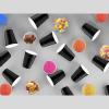 cssopenss 120 Pcs Black Plastic Cups Halloween plastic Disposable cups 12 oz black Party Cups for drinking Tastings served Snacks Barbecues Picnics view 4