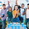 cssopenss 120 pcs 12 oz lake blue plastic cups Gender Reveal Plastic cups blue Party Cups for drinking Tastings served Snacks Barbecues Picnics view 3