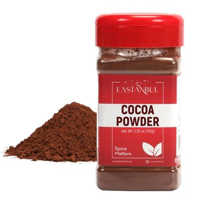 Eastanbul Cacoa Powder, 5.29oz, Raw Cacao Powder, Cocoa for Baking and Smoothies, Unsweetened, Unprocessed Cocoa, Sugar Free, Natural, Vegan,Gluten Free, Non-GMO