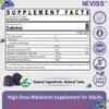 Antioxidant & Brain Support Melatonin 60mg 30mg for 50+ Adults | High Dose Melatonin for Anti-Aging & Immune | Extra Strength Melatonin Gummies with B6, Ashwagandha, Magnesium, MSM - 60 Gummies view 2