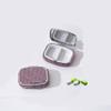 2PCS Pill Case Organizer,Rhinestone Pill Holder Portable Travel Pill Box,Pocket Pill Case Medicine Organizer,Small Pill Holder Case view 3