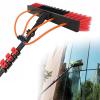 NineLife Basics Window Cleaning Pole 3-11M/Water Fed Telesbrush/Extendable Cleaner Conservatory Roof, Suitable for Photovoltaic Panel Cleaning Suitable for Trucks Windows Window Glass Wall//9.8Ft/50Cm Brus view 1