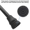 2-Pack Rubber Cane Tips 3/4 Inch Heavy Duty Walking Cane Tips, Black Sturdy Replacement Cane Tip for Seniors Walking Stick, Safety Cane Crutch Accessories view 4