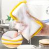 10PCS Multipurpose Dishwashing Rags, 2024 New Double Sided Sponge Kitchen Dishcloth, Multi-Purpose Absorbent Sponge Dishwashing Rags for Washing Dishes Cleaning Kitchen(3.94 * 5.91inch) view 2