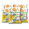 Aggropops High Protein Lentil Snacks - 18g Protein & 8g Fiber Per Bag. Low Calorie, Low Carb, Plant-Based, Vegan, and Gluten Free Healthy Snack for Adults. Sea Salt Flavored (6 Bags) view 1