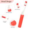 4 Pack Mini Toothbrush Set - Soft Portable Folding Travel Size Toothbrush with Case - Individually Wrapped - Perfect for Home, Camping, Hiking, School view 2