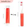 4 Pack Mini Toothbrush Set - Soft Portable Folding Travel Size Toothbrush with Case - Individually Wrapped - Perfect for Home, Camping, Hiking, School view 3