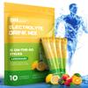 Juicy Splash 16 Packs Sugar Free Electrolytes Powder w/Natural Flavor, Liquid Daily IV Recharge+Tech. Mix 5 Electrolyte for Balance, Raw Seasalt Hydration Packets GF, Vegan, Non-GMO, Keto, Lemon