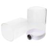 NOLITOY Transparent Toothbrush Cup Travel Toothbrush Case Travel Toothbrush Cup Toothpaste Carrying Holder Toothpaste Storage Case Multi-use Toothbrush Toothpaste Holder view 1