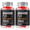 (2 Pack) Manhood Plus Gummies, Man Hood + Supplement to Support Peak Performance, Official All Natural Gummy to Improve Confidence, Vitamin Capsules to Optimize Blood Flow, Reviews (120 Gummies) view 1
