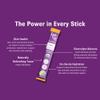 Sol-ti Organic Electrolyte Skin + Hydration Drink Mix, Superfood Hydration Sticks, SuperStix, Non-GMO, Vegan, Blueberry Lemon, 14 Single-Serving Sticks view 3