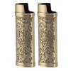 Akozon Lighter Case, Nonslip Zinc Alloy and Metal Lighter Case for Everyday Use (Bronze), Akozongasz39c2ix-14 view 1