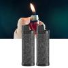Akozon Lighter Case, Nonslip Zinc Alloy and Metal Lighter Case for Everyday Use (Black), Akozongasz39c2ix-15 view 2