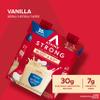 Atkins Strong High Protein Shake, Vanilla Flavored, 30g Protein, Low Carb and Low Sugar Shake, Keto Friendly, Gluten Free, Muscle and Gut Health Support Complex, 12 Count view 4