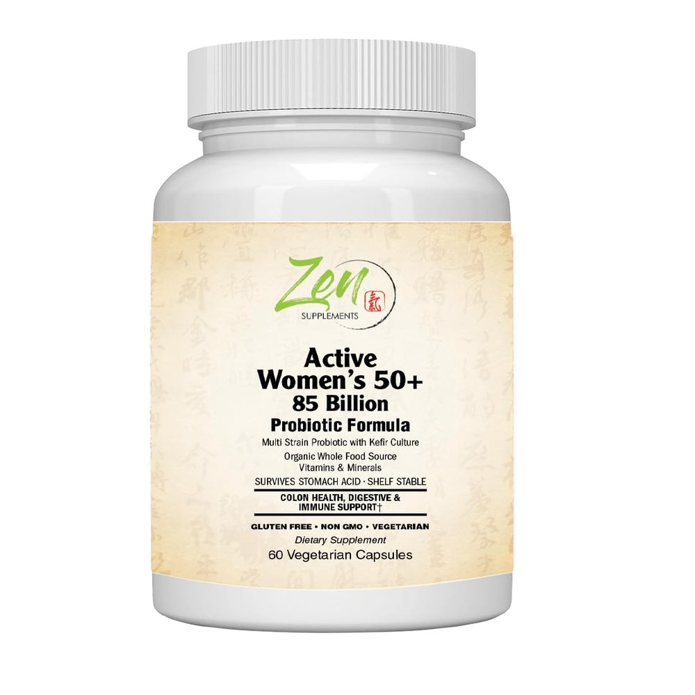 Zen Supplements Active Womens 50+ 85 Billion Probiotic Formula