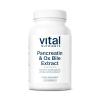 Vital Nutrients Pancreatin & Ox Bile Extract 500mg - Natural Digestive Enzymes for Women & Men - Supports Digestion of Protein, Fat, and Carbohydrates*- Gluten, Dairy & Soy Free - 120 Capsules view 1