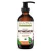 Banyan Botanicals Daily Massage Oil  Organic Ayurvedic Massage Oil  Balancing and Grounding  8 oz  Non GMO Sustainably Sourced Abhyanga Oil view 1