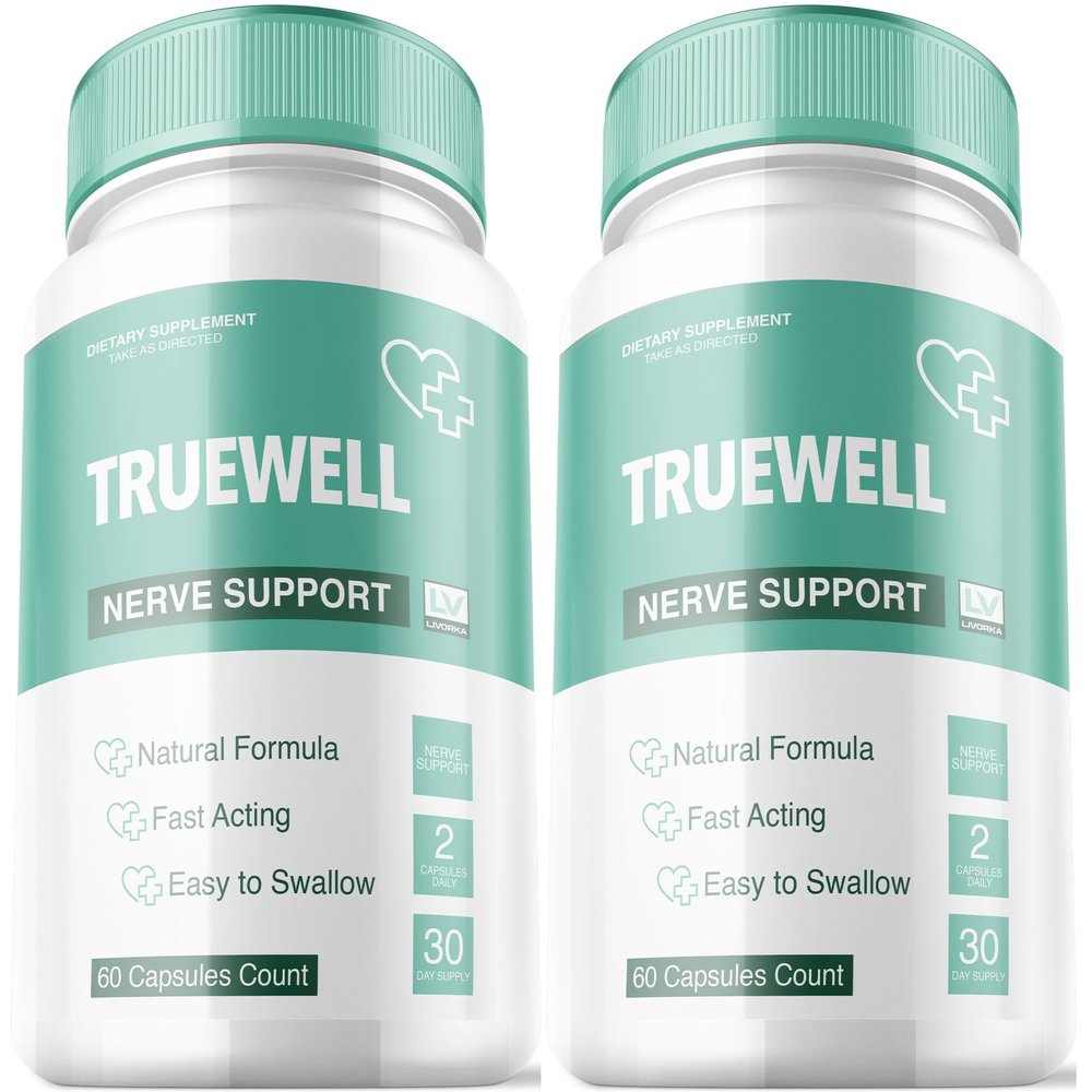 (2 Pack) Truewell Pills, Truewell, Truewell Capsules, Truewell Liquid, Truewell Advanced Formula, Truewell Health 120 Capsules for 2 Months