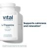 Vital Nutrients L-Theanine 200mg - Vegan Supplement - L Theanine Supplement Supports Normal Stress Levels and Cognitive Function* - Gluten, Dairy and Soy Free - 120 Capsules view 3