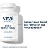 Vital Nutrients Vitamin B12 & Methyl Folate - Vegan Methylated Folate & B12 Supplement - 5-MTHF Plus B12 Supports Nervous System & Metabolism* - Gluten, Dairy, Soy Free - 200 Capsules view 3